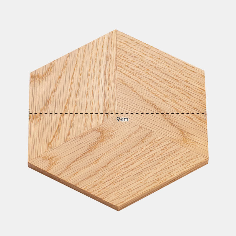 Set de table hexagonal en bois