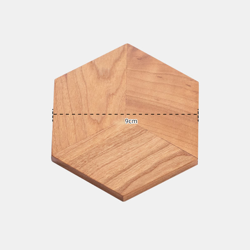 Set de table hexagonal en bois