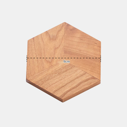 Set de table hexagonal en bois