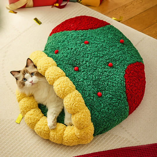 Chaussettes de Noël Sac de couchage chaud pour animaux de compagnie