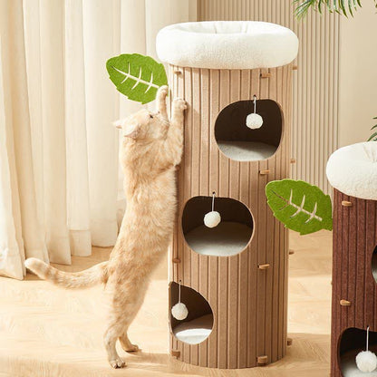 Arbre à chat résistant aux rayures Condo Barrel Tower
