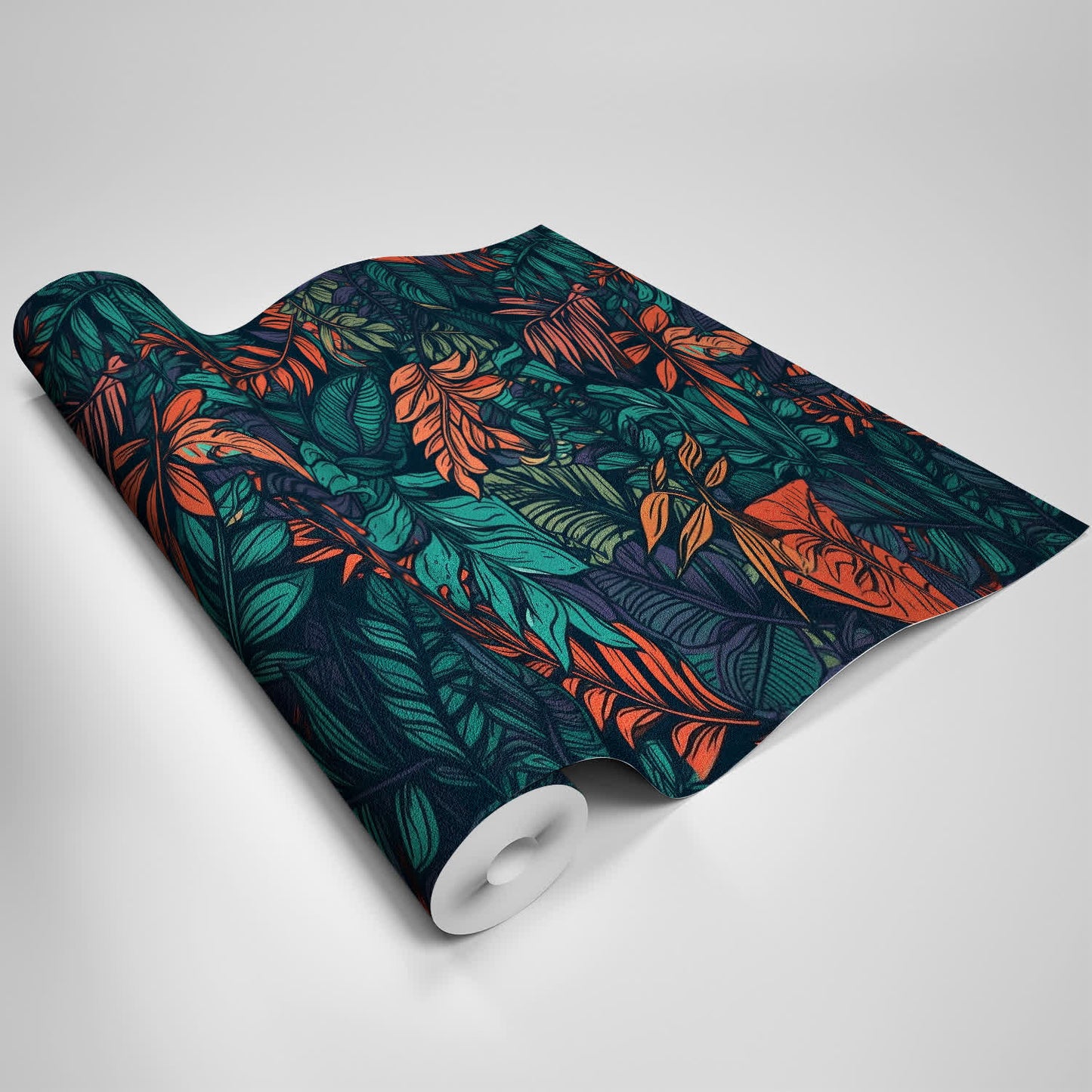 Autocollant mural résistant à l'usure Motif plantes tropicales