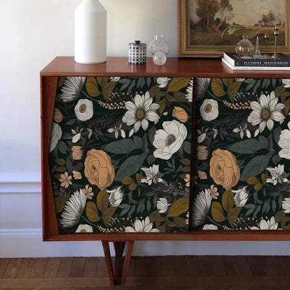 Autocollant mural résistant à l'usure Motif plantes tropicales
