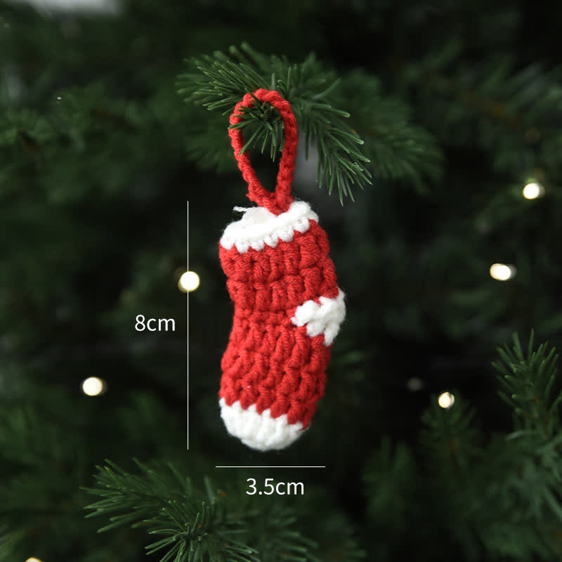 Cadeau de Noël tissé à la main, décoration d'intérieur, ornement