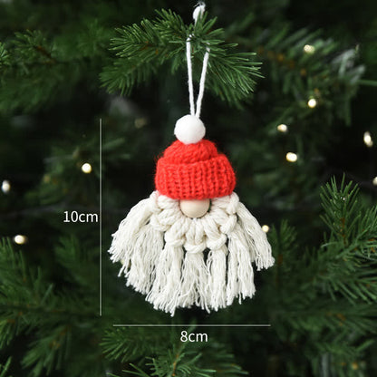 Cadeau de Noël tissé à la main, décoration d'intérieur, ornement