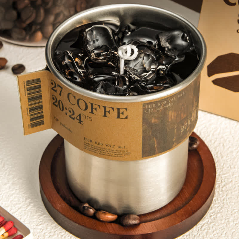 Bougie parfumée au café, cadeau de décoration intérieure