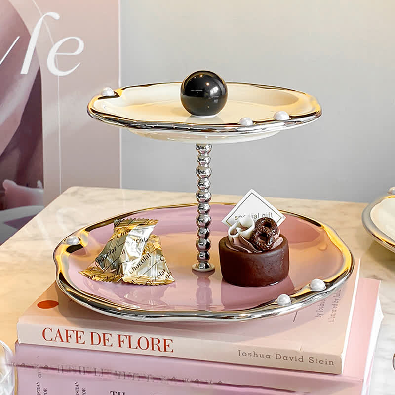 Présentoir à cupcakes multicouche en céramique