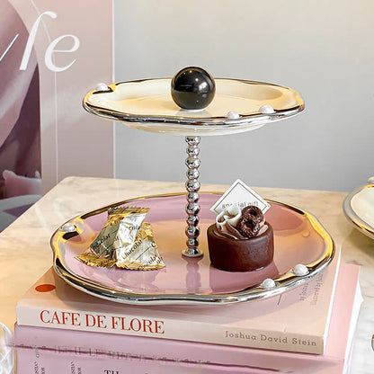 Présentoir à cupcakes multicouche en céramique