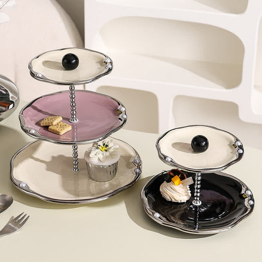 Présentoir à cupcakes multicouche en céramique