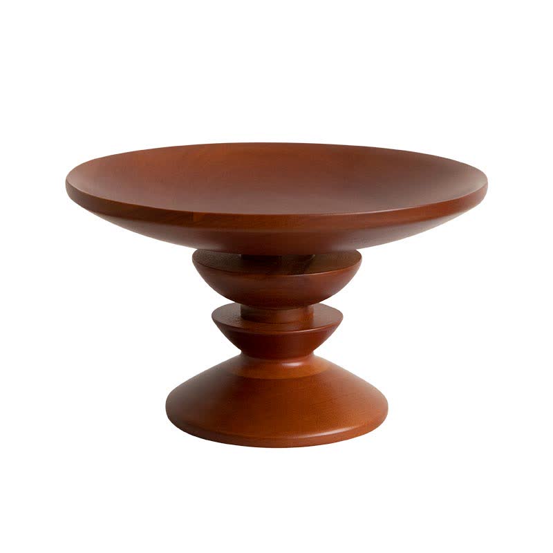 Plateau de service avec base en bois