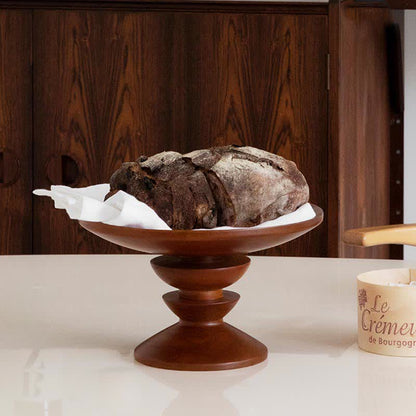 Plateau de service avec base en bois