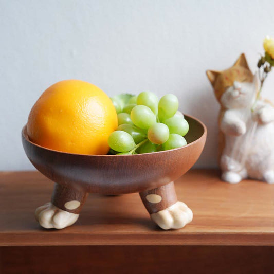 Plateau de fruits créatif à trois pieds