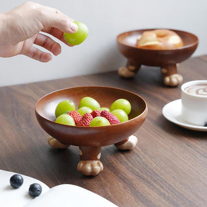 Plateau de fruits créatif à trois pieds