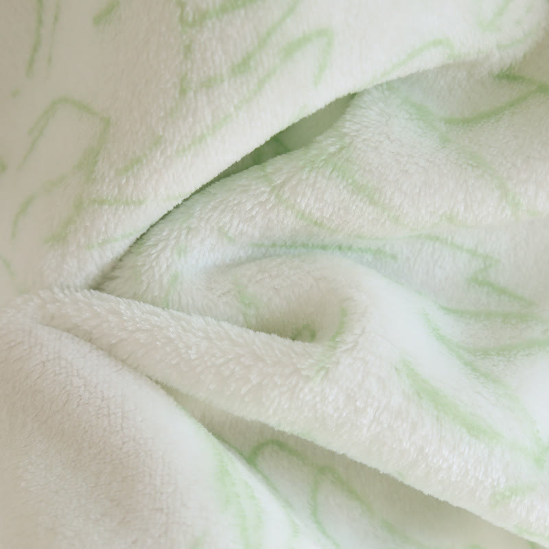 Rural Lotus – Ensemble pyjama en flanelle chaude