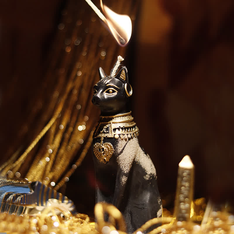 Bougie parfumée Chat égyptien pour votre maison