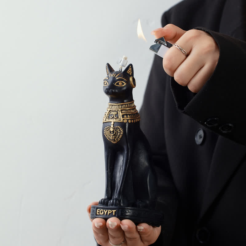 Bougie parfumée Chat égyptien pour votre maison