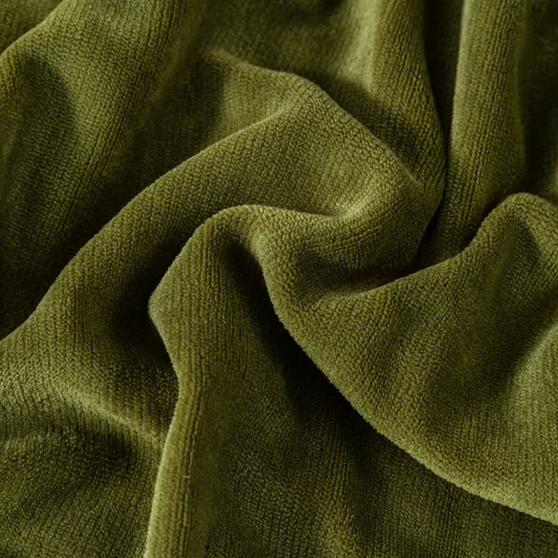 Parure de couette chaude et de couleur unie