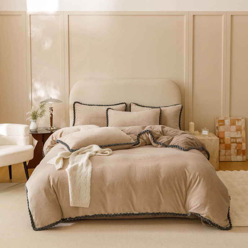 Housse de couette en polaire chaude