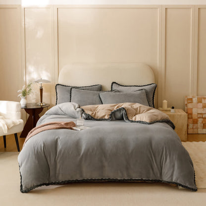 Housse de couette en polaire chaude
