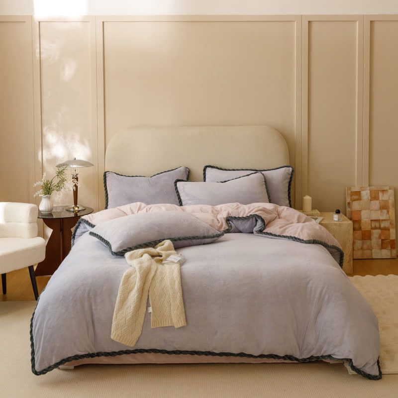 Housse de couette en polaire chaude