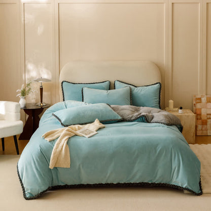 Housse de couette en polaire chaude
