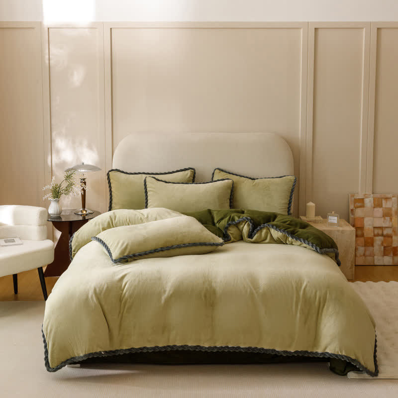 Housse de couette en polaire chaude