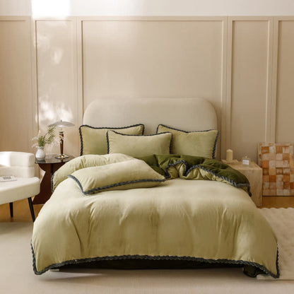 Housse de couette en polaire chaude
