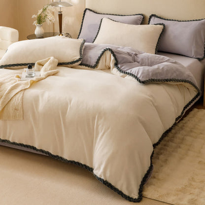 Housse de couette en polaire chaude