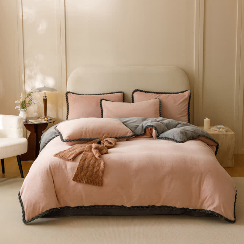 Housse de couette en polaire chaude