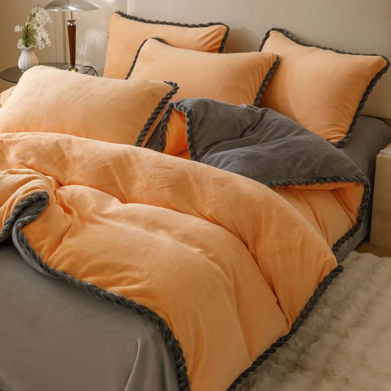 Housse de couette en polaire chaude
