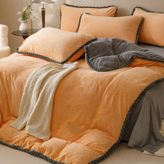 Housse de couette en polaire chaude