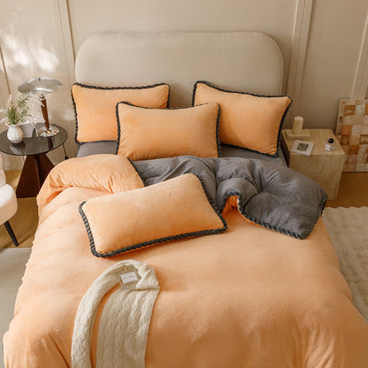 Housse de couette en polaire chaude
