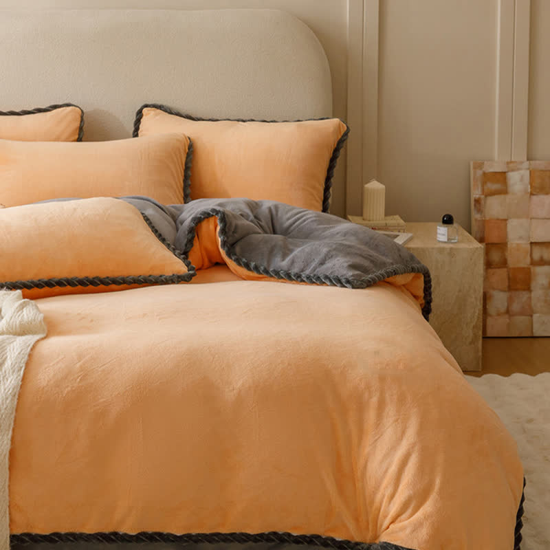 Housse de couette en polaire chaude