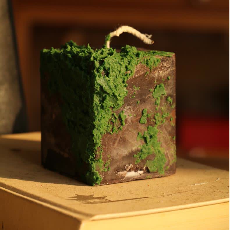 Bougie parfumée décorative Green Hills & Moss Art