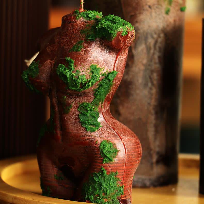 Bougie parfumée décorative Green Hills & Moss Art