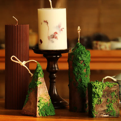 Bougie parfumée décorative Green Hills & Moss Art