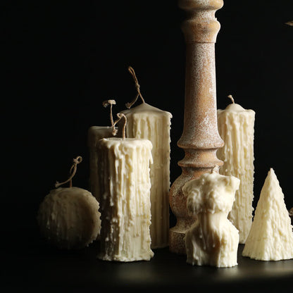 Bougie d'aromathérapie artistique pour la décoration intérieure