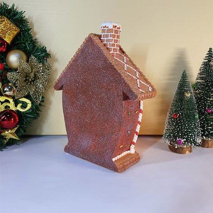 Décoration lumineuse en pain d'épices pour Noël