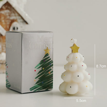 Bougie parfumée décorative pour sapin de Noël