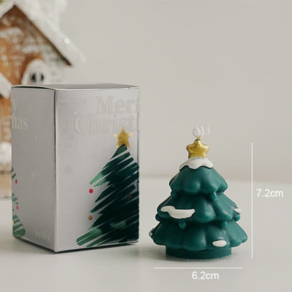 Bougie parfumée décorative pour sapin de Noël