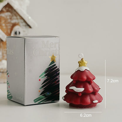 Bougie parfumée décorative pour sapin de Noël