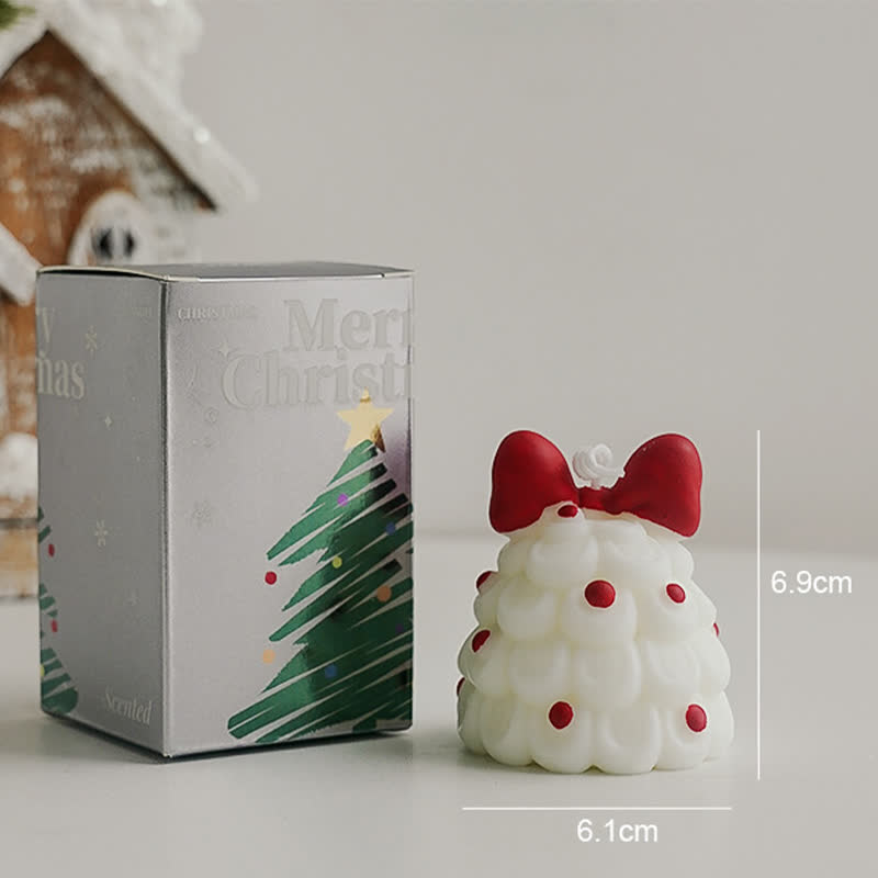 Bougie parfumée décorative pour sapin de Noël