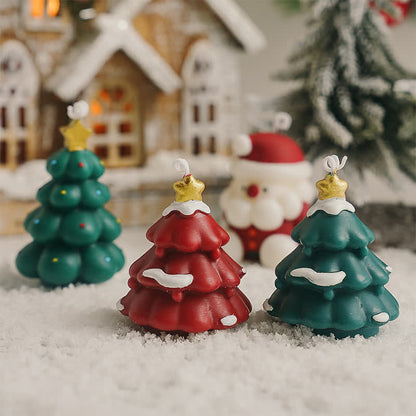 Bougie parfumée décorative pour sapin de Noël
