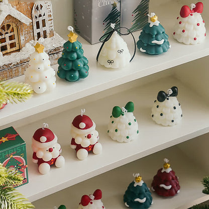 Bougie parfumée décorative pour sapin de Noël