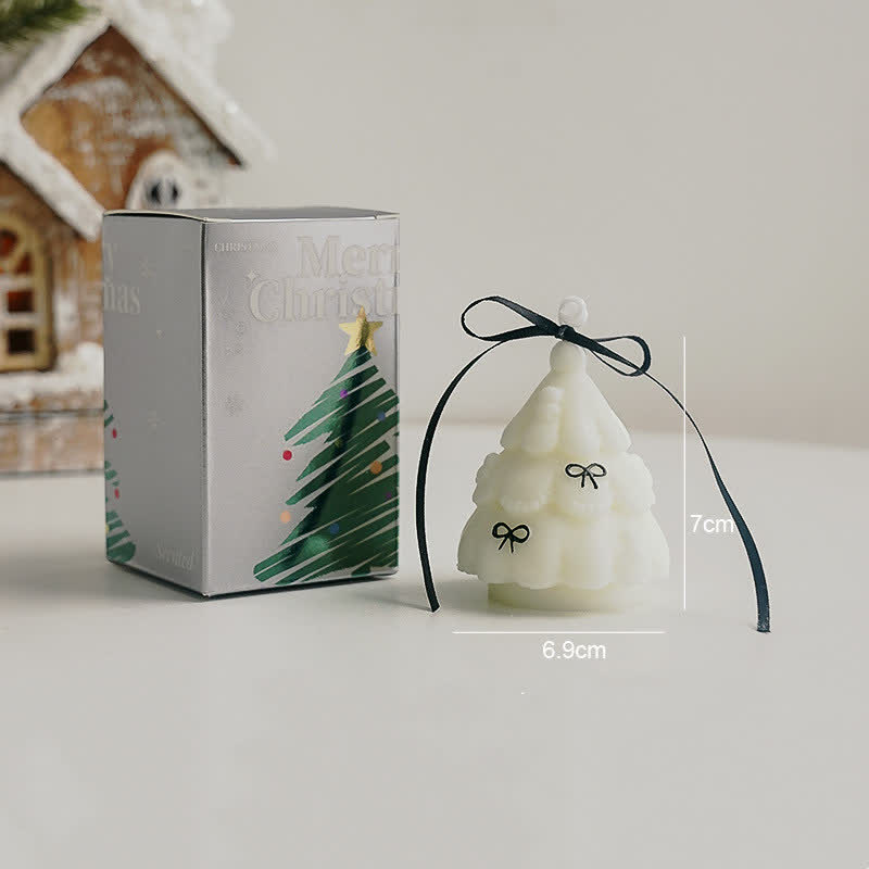 Bougie parfumée décorative pour sapin de Noël
