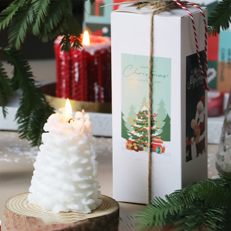 Décoration cadeau bougie parfumée pour sapin de Noël