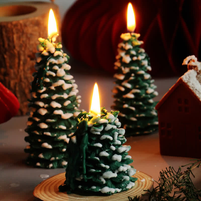 Décoration cadeau bougie parfumée pour sapin de Noël