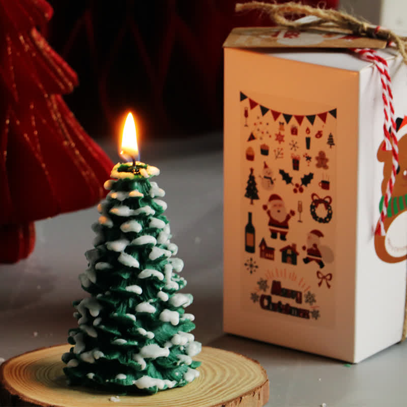 Décoration cadeau bougie parfumée pour sapin de Noël