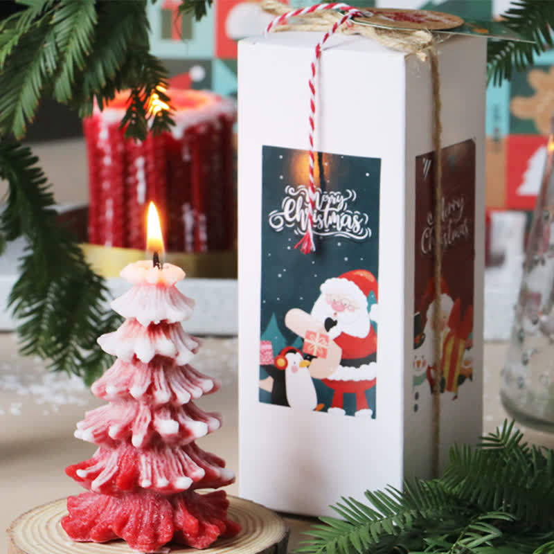 Décoration cadeau bougie parfumée pour sapin de Noël