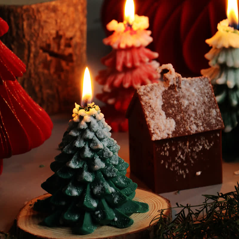 Décoration cadeau bougie parfumée pour sapin de Noël